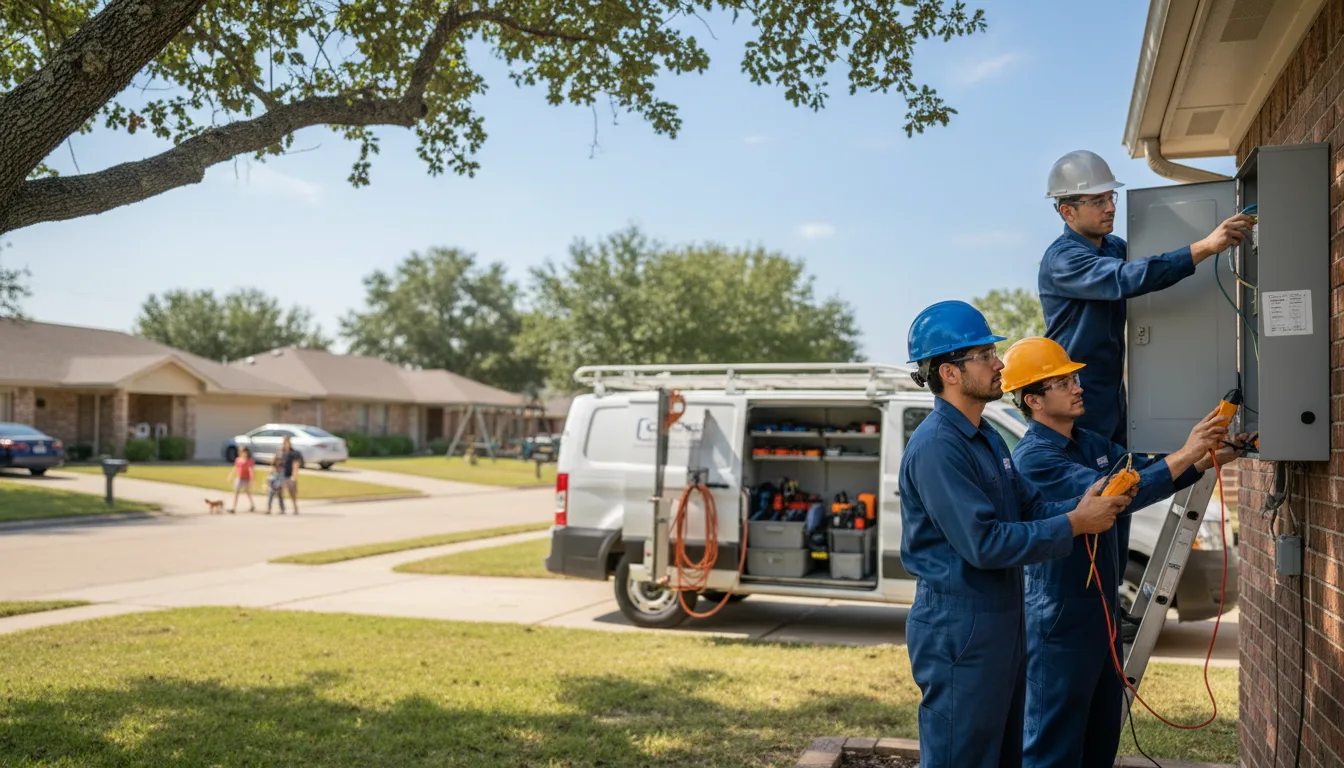 Certified electrician providing emergency electrical services in Linthicum Heights, MD